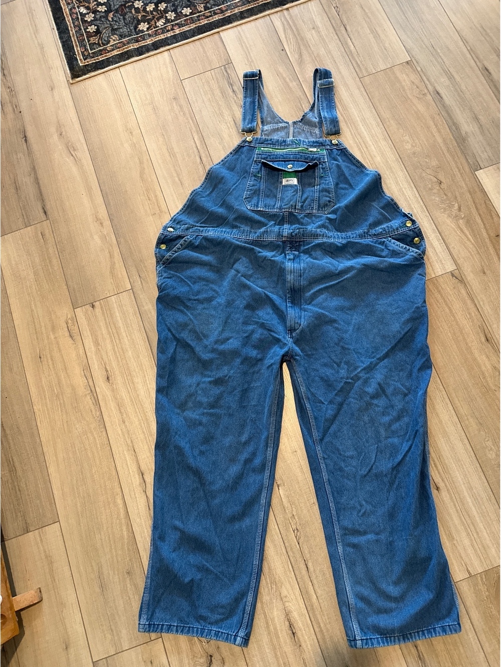 Vintage Liberty Denim Overalls with Multiple Pockets